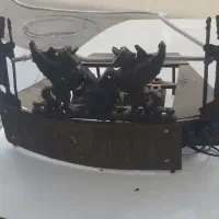 منقل شومینه و ذغال