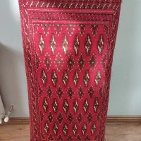 پشتی دستباف ترکمن قرمز