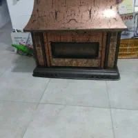 دو عدد بخاری گازی شومینه دار و طرح در حد نو