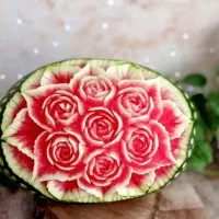 حکاکی کدو وهندوانه شب یلدا