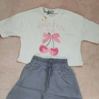 کراپ و شلوارک دختراته