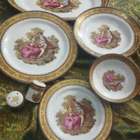 سرویس چینی طرح لمونژ  لیلی و مجنون|ظروف سرو و پذیرایی|قم, عمار یاسر|دیوار