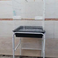 قفس بزرگ پرنده همراه پایه|لوازم جانبی حیوانات|فومن, |دیوار