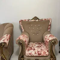 ۲ دست مبل و ویترین و دراور|مبلمان خانگی و میز عسلی|نشتارود, |دیوار