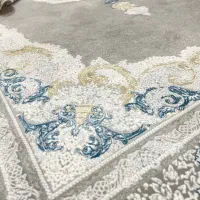 فرش طرح ناز گل با گلیم طرح اسراف|فرش|بوکان, |دیوار