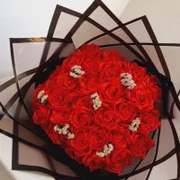 باکس و دسته گلهای روبانی