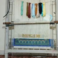 فرش زرنیم نیمه کاره