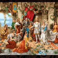 عروسی سزار تاجگذاری نخونقشه فرانسوی