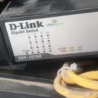 رک دیواری و سوییچ ۱۶ پورت گیگ