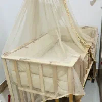 تخت کنار مادر گهواره شو برند آنجل لند مدل لنا