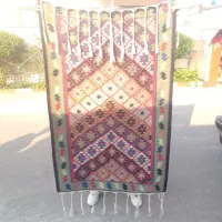 قالیچه اطیقه دست بافت|تابلو فرش|آستانه اشرفیه, |دیوار