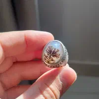 انگشتر نقره شجر قائنات