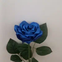 شاخه گل رز آبی|گل مصنوعی|فیروزآباد (فارس), |دیوار
