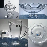 سرویس پذیرایی کریستال کن کن/64 پارچ/کریستال شیراز