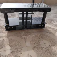 میز تلوزیون شیشه ای