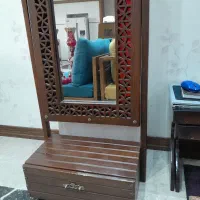 اینه ی دکوری چوبی