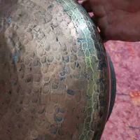 دیگچه مسی هزارچکشی قاجاری|کلکسیون اشیاء عتیقه|تهران, یافت آباد شمالی|دیوار