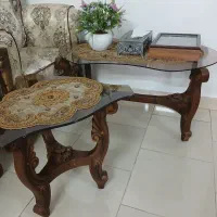 جلو مبلی ومیز عسلی درحد نو