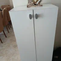 جا کفشی ام دی اف ورق براق سفید