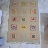 گلیم فرش ماشینی طرح اسپرت