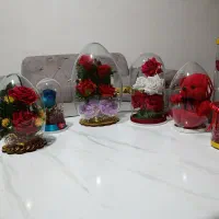باکس گل شیشه ای