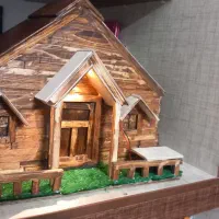 خانه چوبی دستساز