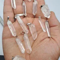 آویز سنگ کریستال کوارتز