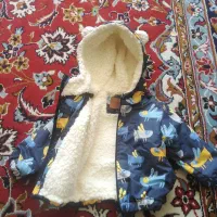 کاپشن و کلاه پسرانه جنس درجه یک نو