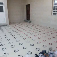 سرامیک چسبی دوغابی کف وبدنه آجر سنتی بین کابینتی|خدمات پیشه و مهارت|بهبهان, |دیوار