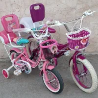 دوچرخه سایز ۱۶ و ۱۲ دخترانه