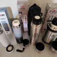 فلاسک فلاکس استیل و شیشه ای نو هدیه کادو سوغاتی|کوهنوردی و کمپینگ|تهران, پاسداران|دیوار