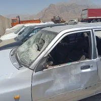 ماشین پراید مدل ۸۵ضربه خورده