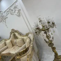 دو عدد لوستر کنار سالنی برنجی فرشته