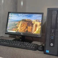 مینی کیس قدرتمندi5رم8 ssd120 مانیتورالجی