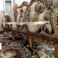 مبل سلطنتی7نفره درحد نو|مبلمان خانگی و میز عسلی|مشگین شهر, |دیوار