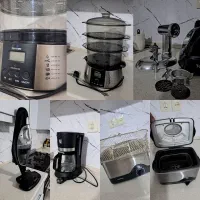 سرخ کن،بخار پز،چرخ گوشت،جارو شارژی،قهوه جوش