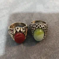 دو عدد انگشتر مردانه