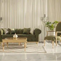 مبل چستر فیلد ۷ نفره با طراحی لاکچری|مبلمان خانگی و میز عسلی|نسیم‌شهر, |دیوار