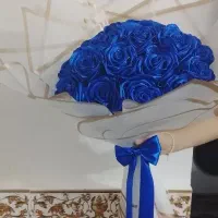 دسته گل روبانی