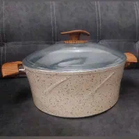 قابلمه گرانیتی بیزیم bizim رنگ کرم