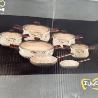 سرویس قابلمه ۱۲ پارچه گرانیتی ANC، در کارتن آکبند|ظروف پختوپز|رفسنجان, |دیوار