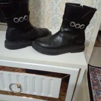 پوتین سایز ۳۴ بچگانه شاید ۲بار پوشیده