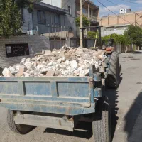 حمل نخاله وماسه با تراکتور