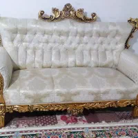 مبل سلطنتی باعسلی وسرویس خواب وتشک