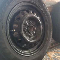 لاستیک و رینگ ۱۴ بایک عدد لاستیک خالی