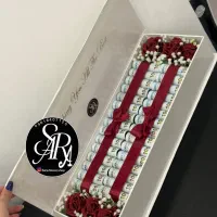 دیزاین پول گل ربانی دسته گل باکس گل پول ارایی