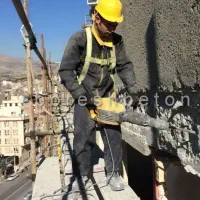 تخریب دیوار . بتن . و سوراخکاری و برشکاری