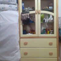 کمد دو تیکه در حد نو چوب محکم