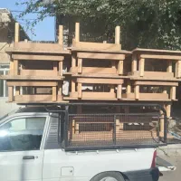 ۶پایه محکم کلاف دور تماما ام دی اف کفی زیرتخت