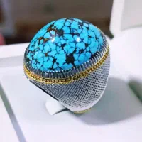 انگشتر فیروزه نیشابوری|جواهرات|خرمآباد, |دیوار